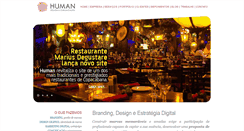 Desktop Screenshot of agenciahuman.com.br